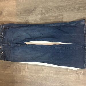 White House Black Market Dark Blue Flare Jeans